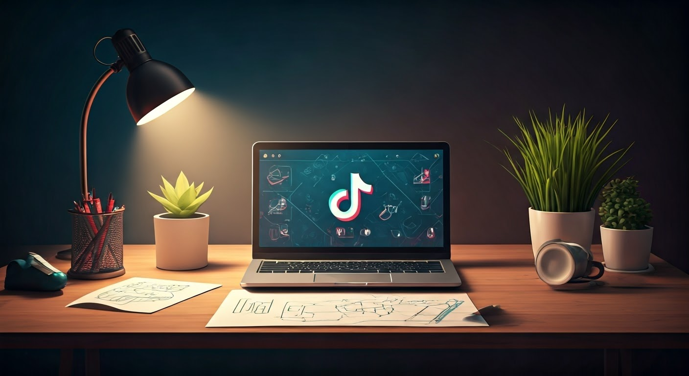 Person brainstorming TikTok content ideas. TikTok Engagement